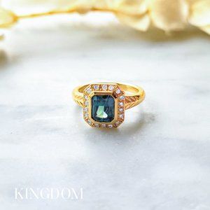 Sofia Imperial Diamond Sapphire Engagement Ring